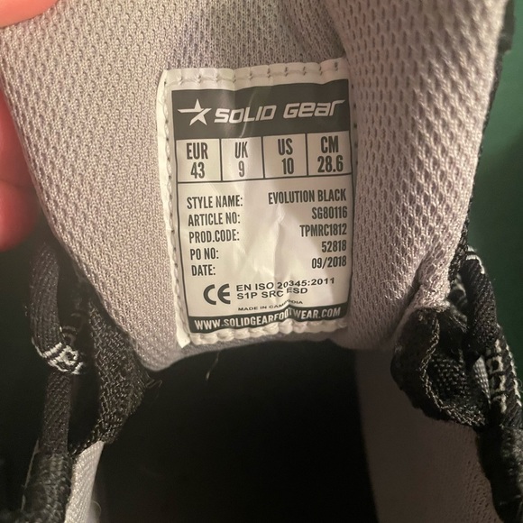 Solid Gear Athletic Work Shoes - Picture 7 of 8